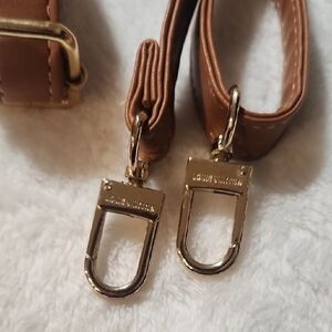 Louis Vuitton Tan Belt with Gold Hardware